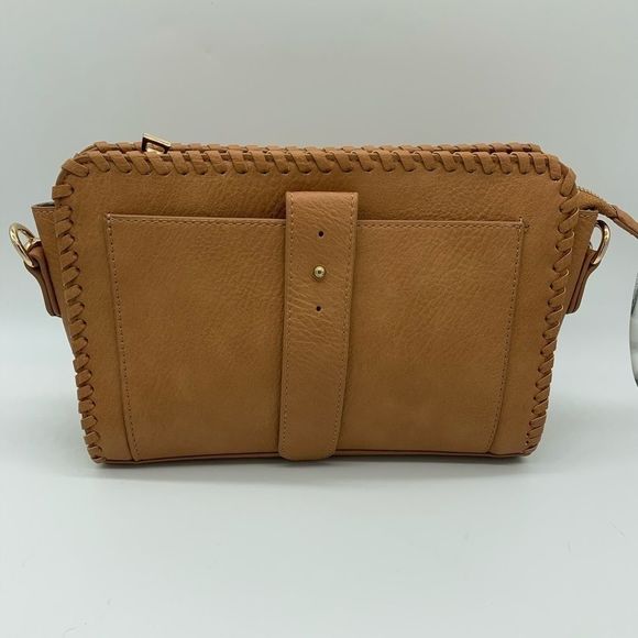 Brown Faux Leather Crossbody - Picture 2 of 4